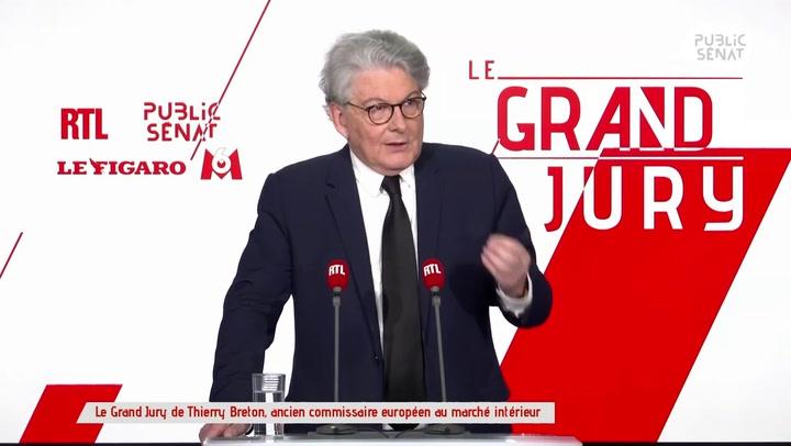 Suivez en direct le Grand Jury avec Thierry Breton