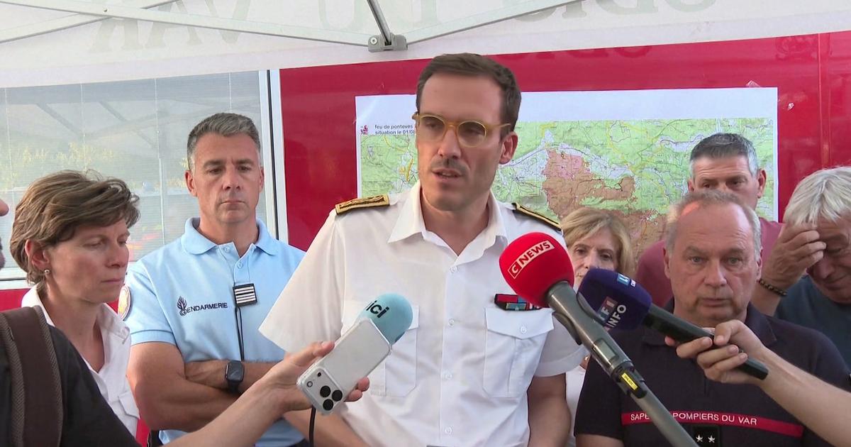 Incendies dans le Var : «La stratégie se poursuit» pour combattre l'incendie, détaille Simon Babre