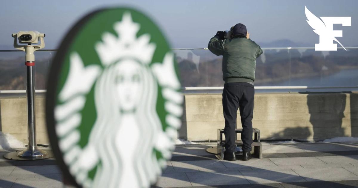 Corée du Sud : un Starbucks face à la Corée du Nord fait sensation