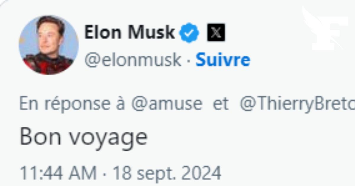 Passe d'arme ironique entre Elon Musk et Thierry Breton sur X