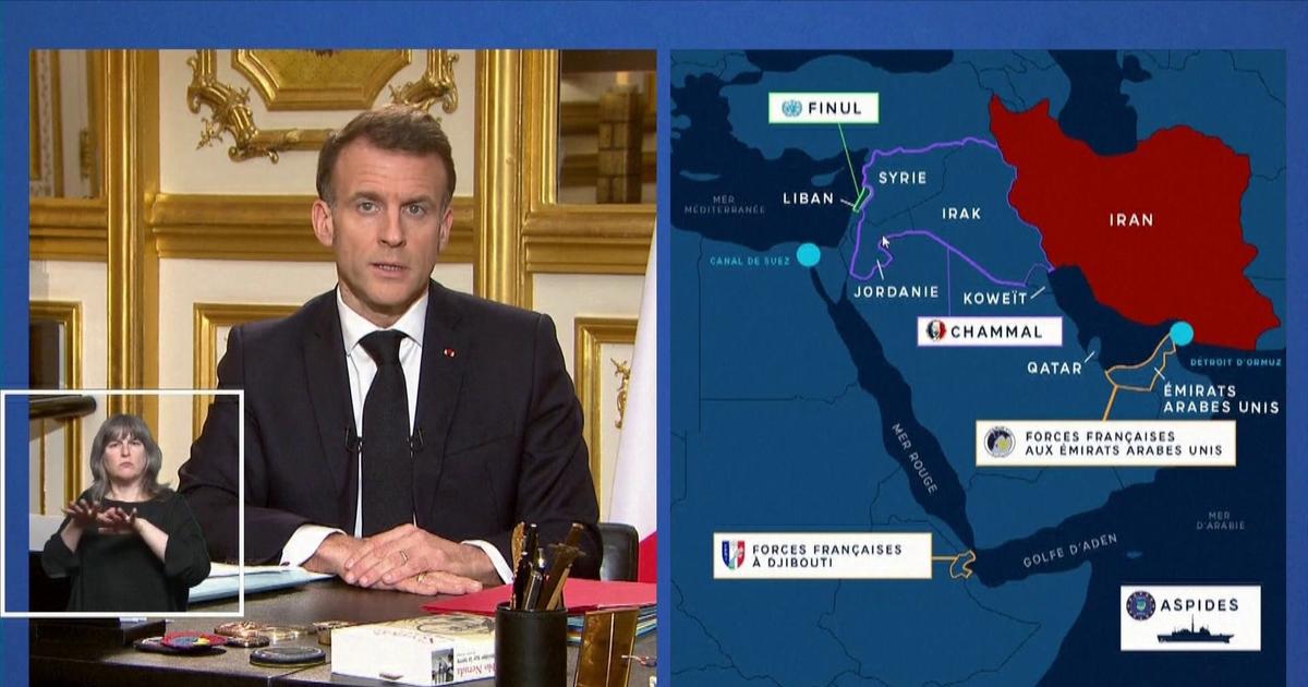 Emmanuel Macron décide de l’envoi d’une frégate française après des «frappes limitées» visant deux bases militaires françaises