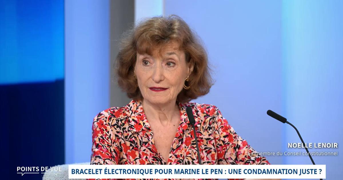 Bracelet électronique pour Marine Le Pen : une condamnation juste ? Le point de vue de Noëlle Lenoir