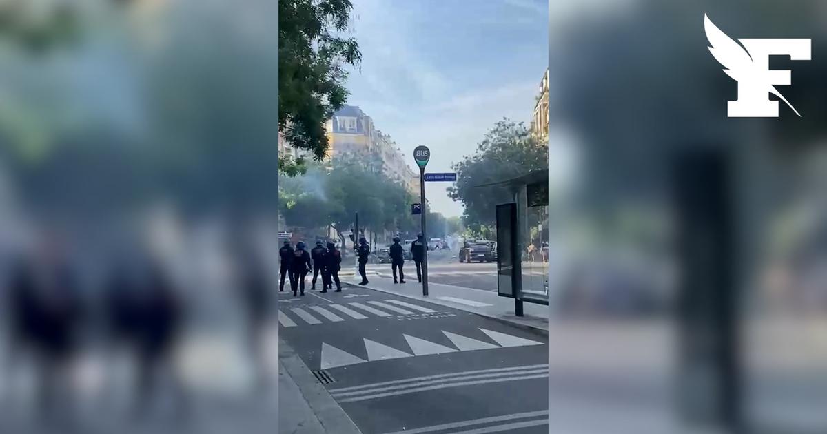 Ligue des champions: des tensions au Parc des Princes après des tirs de feu d’artifice contre les forces de l’ordre