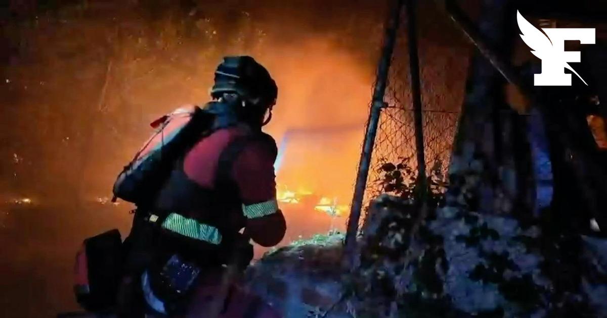 Les images des pompiers espagnols combattant des incendies «hors de contrôle et sur le point de fusionner»
