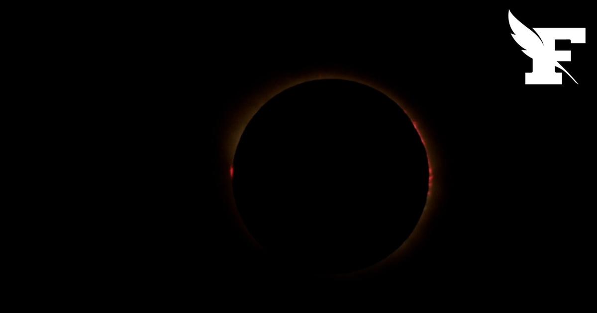 Les images de l'éclipse solaire totale en Espagne