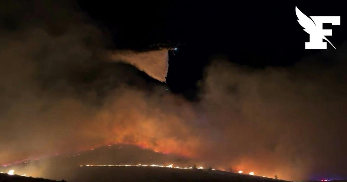 Etats-Unis : les images du mégafeu de forêt «Hawk» dans le Nevada qui a provoqué l’évacuation de 90.000 personnes