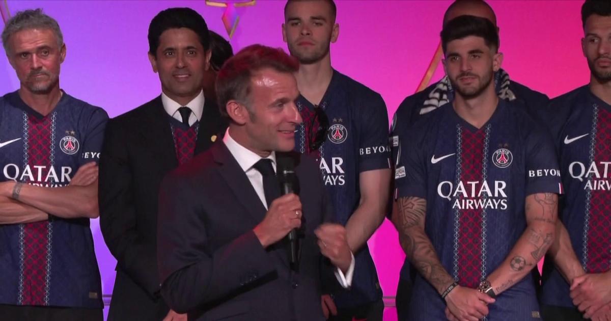 «Vous nous avez fait vibrer jusqu’à la dernière seconde»: Emmanuel Macron félicite le PSG à l'Élysée