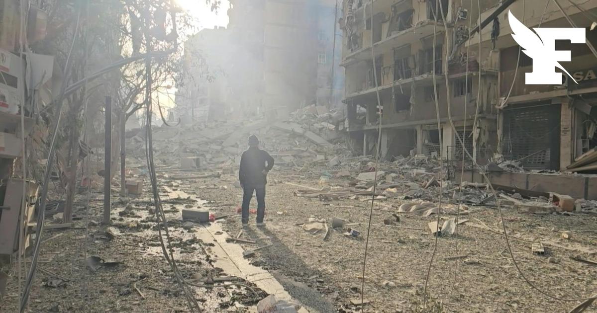 Les images des dégâts suite aux frappes israéliennes sur la banlieue sud de Beyrouth