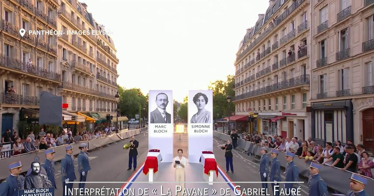 Marc et Simonne Bloch au Panthéon : lecture du premier extrait du testament culture de Marc Bloch par Lou Delage
