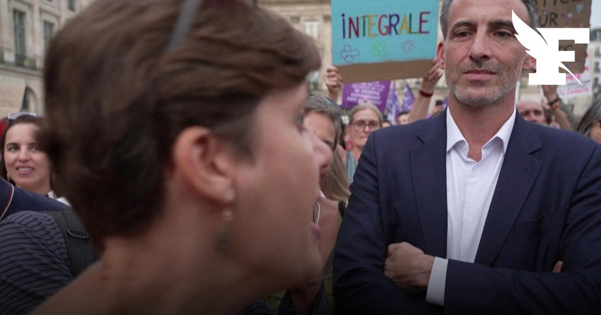 «Je lui reproche d'être là»: Raphaël Glucksmann pris à partie par une militante pour la loi intégrale