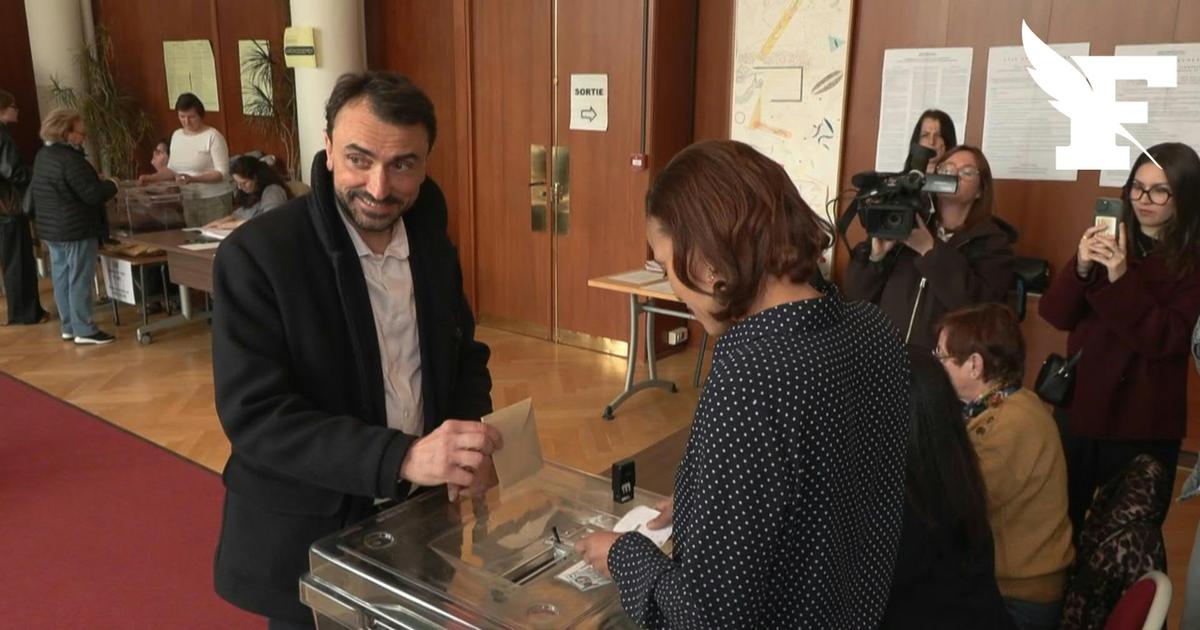 Municipales à Lyon: vote de Grégory Doucet, maire sortant écologiste