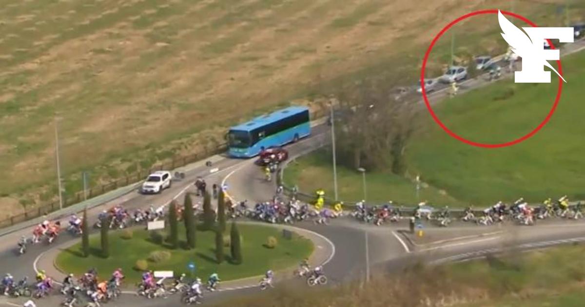 Course de Milan-San Remo : un petit groupe s’échappe du peloton, mais se trompe de route