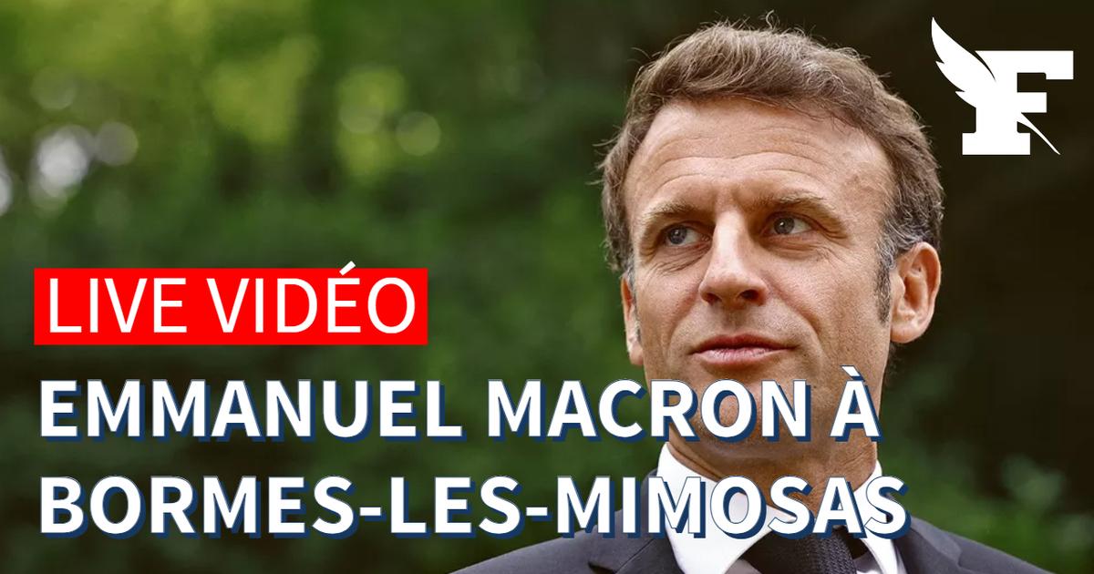 Suivez le discours pour le 82e anniversaire de la libération de Bormes-les-Mimosas d'Emmanuel Macron