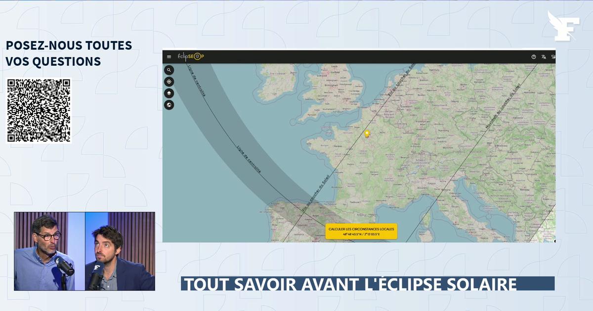 Observer l'éclipse à 99% plutôt qu'à 100%: «Ce 1% fait toute la différence», explique Cyrille Vanlerberghe