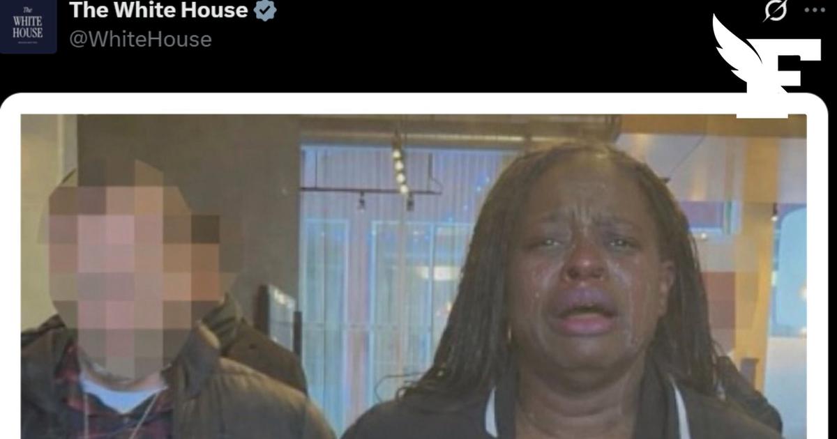La Maison-Blanche publie une photo retouchée d’une manifestante arrêtée dans le Minnesota