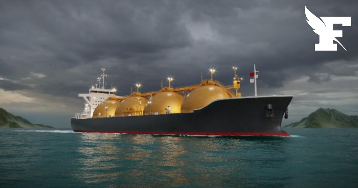 L'épave d'un navire russe transportant du gaz naturel liquéfié en Méditerranée à la dérive