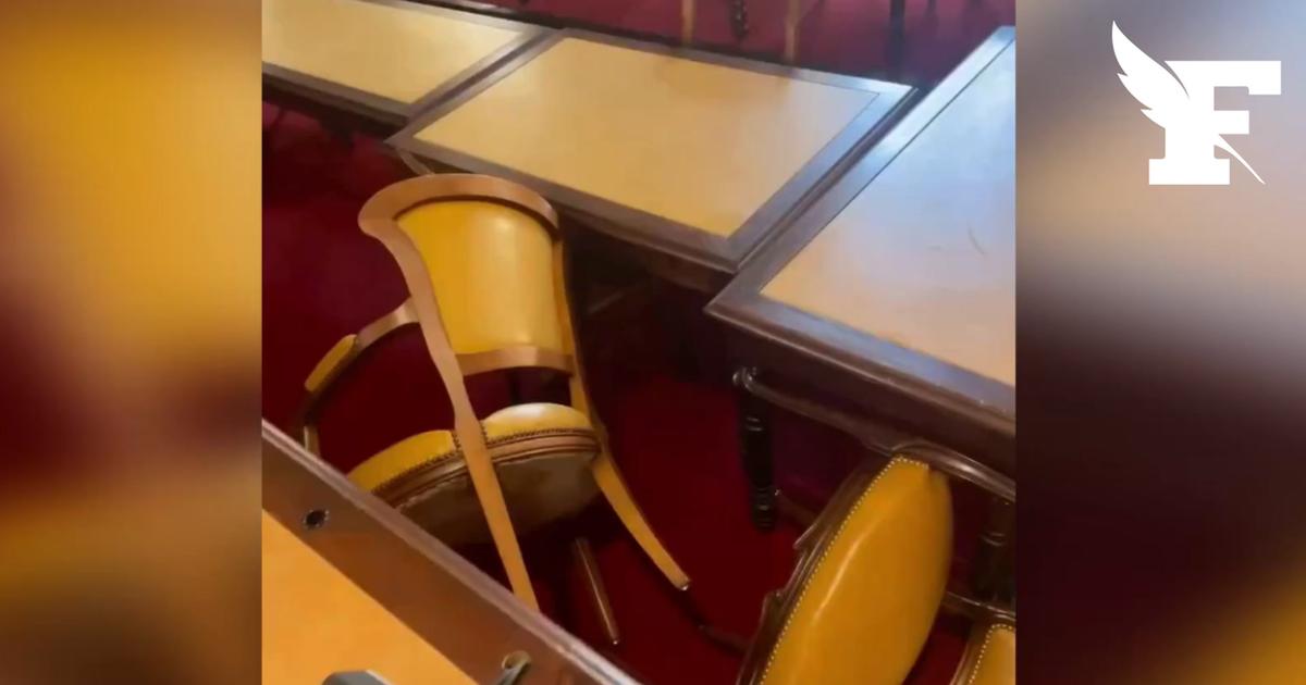 Toulouse: les images des dégradations dans la salle du conseil municipal tout juste rénovée