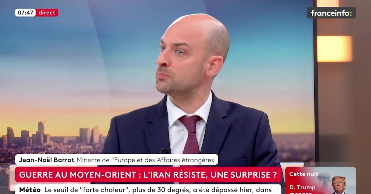 Guerre en Iran: «Rien ne laissait présager qu’une opération militaire se déroulerait sans difficulté», rappelle Barrot