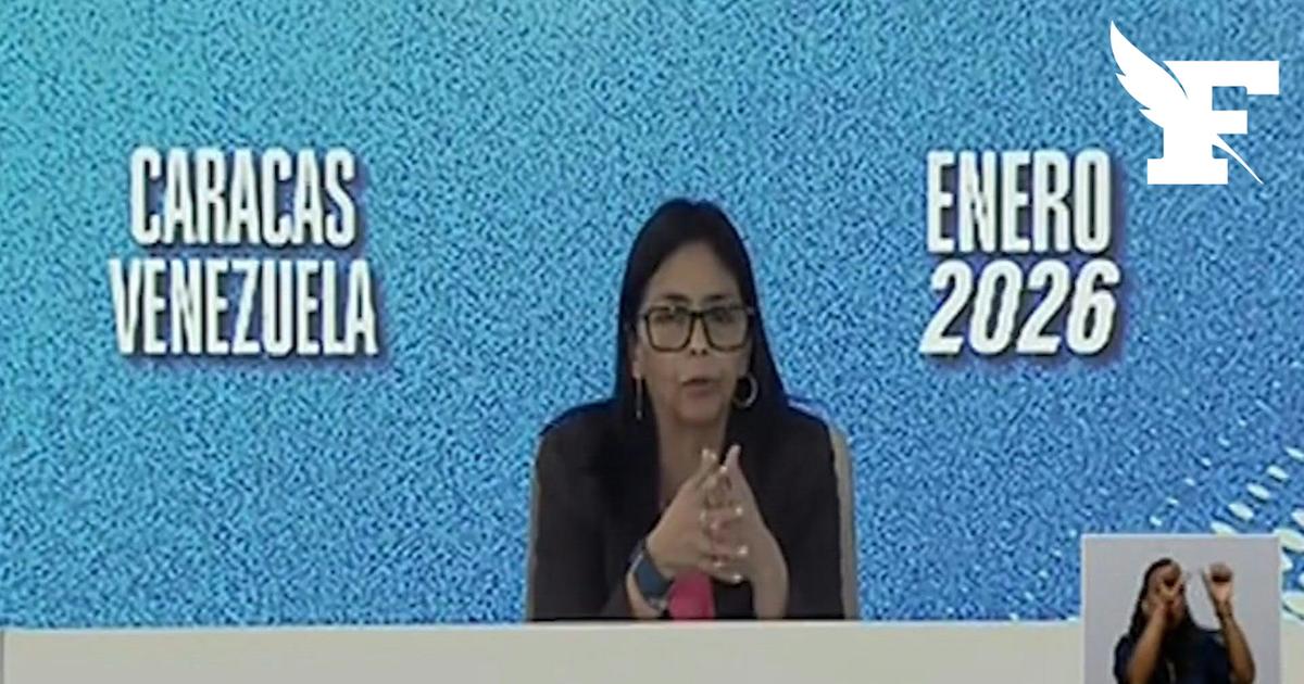 «Nous sommes engagés dans un processus de dialogue avec les États-Unis» déclare Delcy Rodríguez