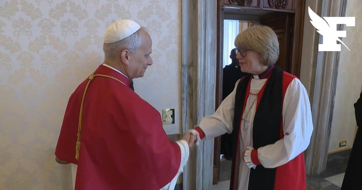 Le pape rencontre Sarah Mullally, première femme cheffe de l'Eglise anglicane