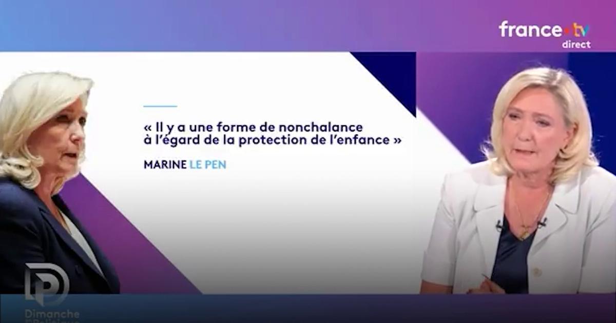 Marine Le Pen met en cause la «responsabilité» politique dans la mort de Lyhanna