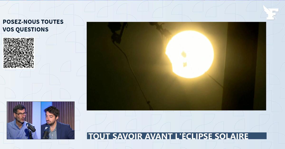 Éclipse solaire: «Les Français qui sont dans l'est du pays auront l'éclipse très bas sur l'horizon», avertit Cyrille Vanlerberghe
