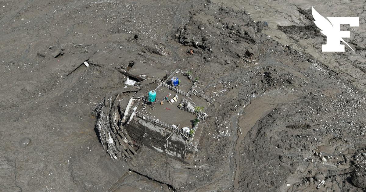 Des images aériennes montrent l'ampleur de dégâts au Népal après la coulée de boue meurtrière