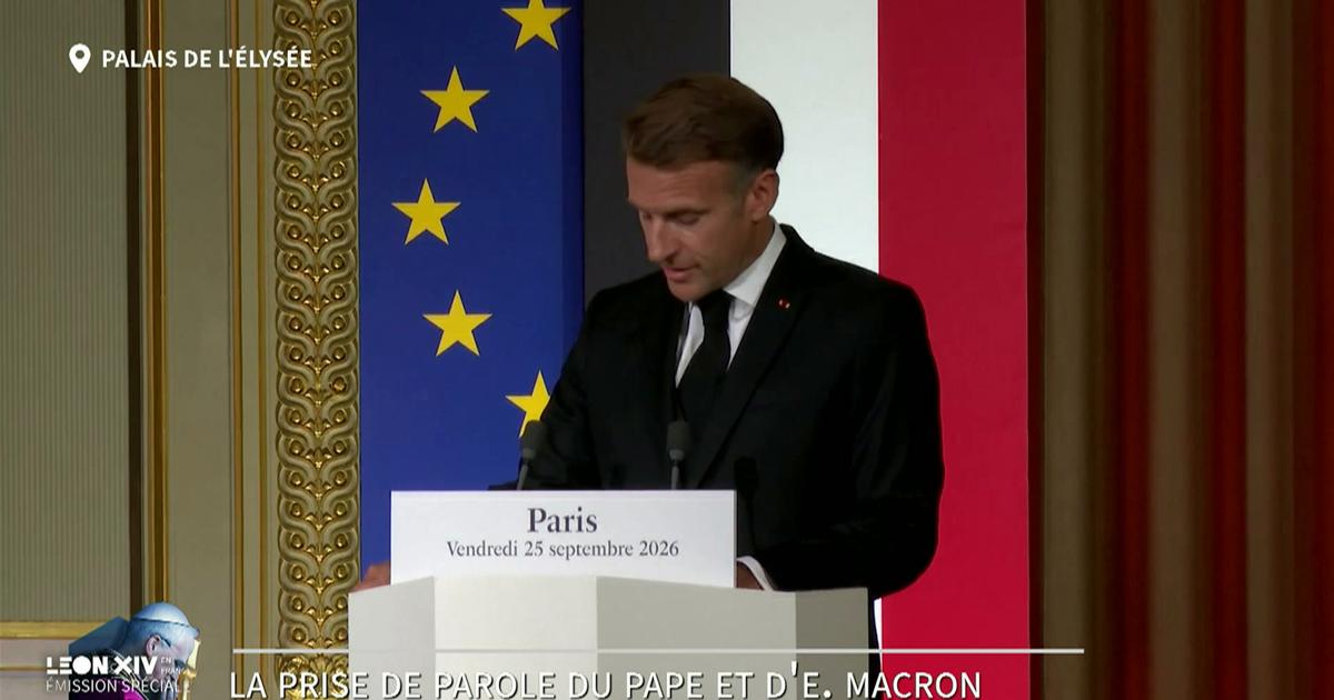 «La laïcité n'est nullement la négation de la religion», assure Emmanuel Macron qui dénonce la recrudescence des actes anti-chrétiens devant Léon XIV