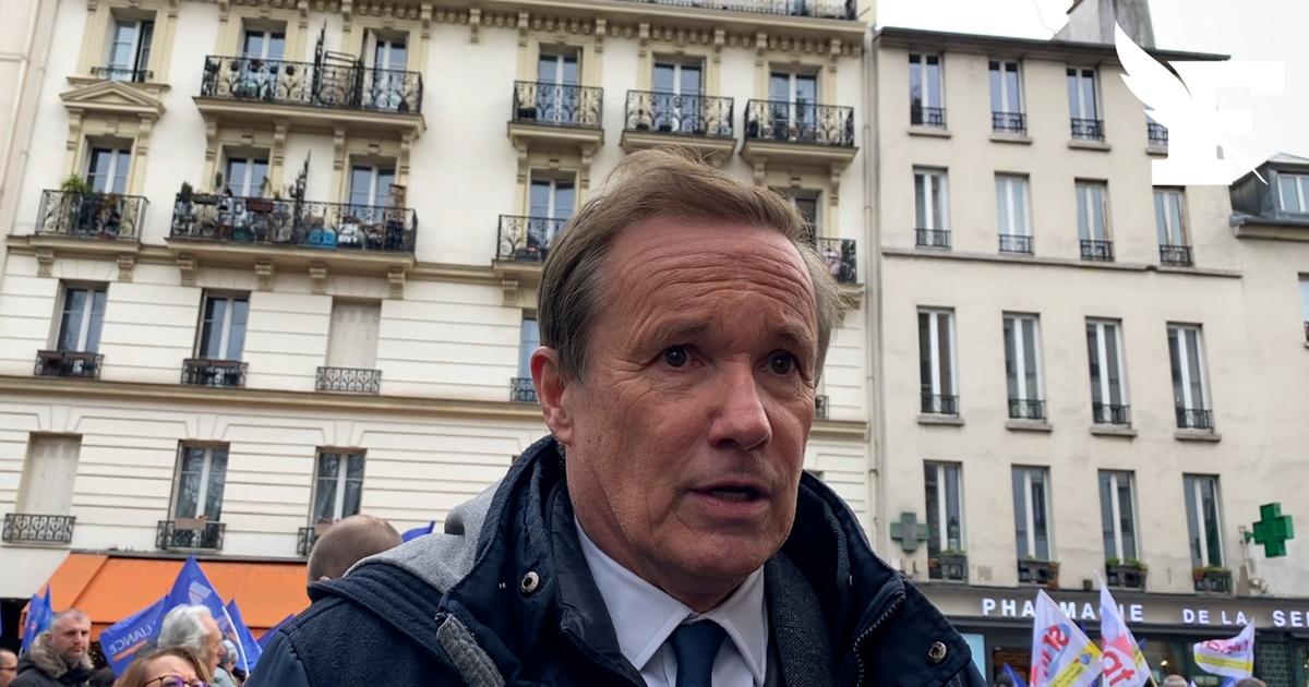 Manifestation en soutien aux policiers: Nicolas Dupont-Aignan dénonce la «délinquance qui explose» et la «justice qui ne condamne plus»