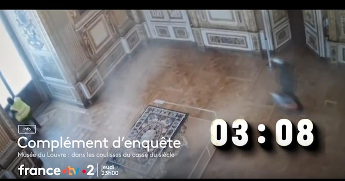 Complément d'enquête révèlera des vidéos inédites du cambriolage du Louvre