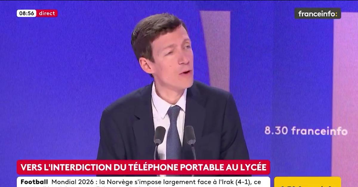 Lycées : le téléphone portable interdit dès le 1er septembre, annonce Édouard Geffray