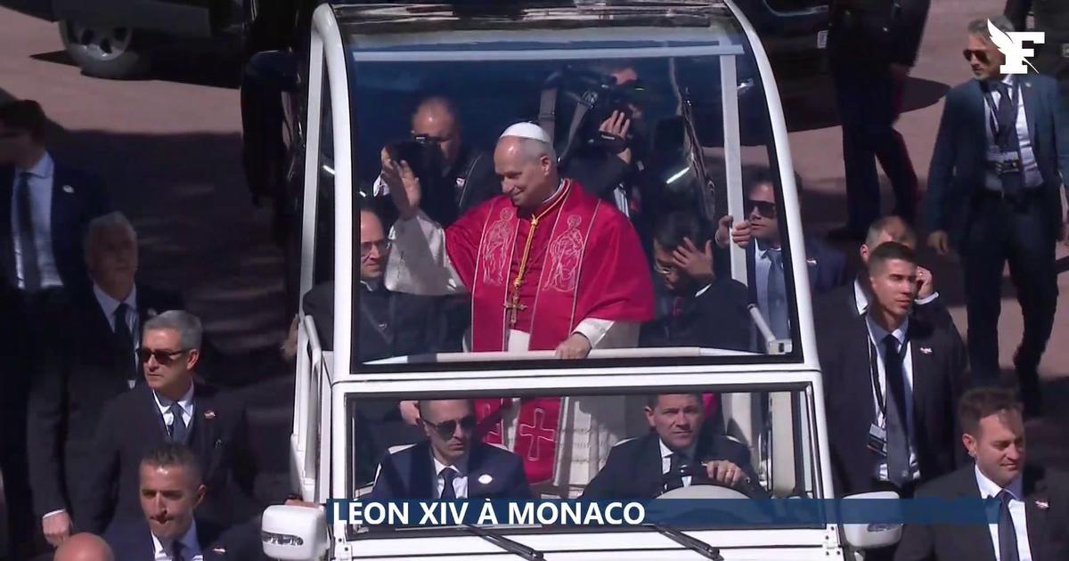 Visite du pape à Monaco: Léon XIV déambule dans la principauté à bord de la papamobile