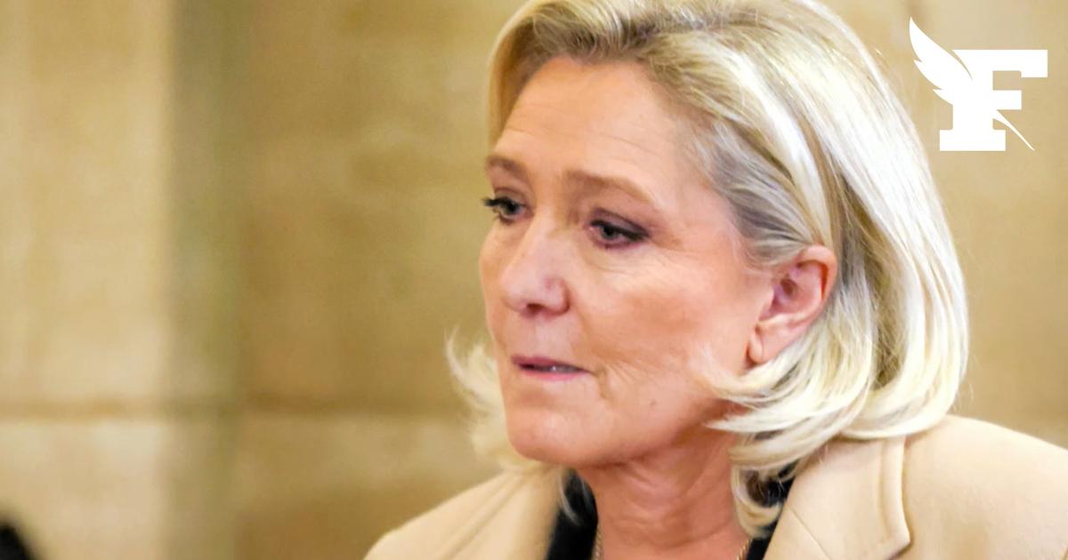 Marine Le Pen candidate officiellement à la présidentielle, dévoile son slogan, «Pour la France, la Renaissance»