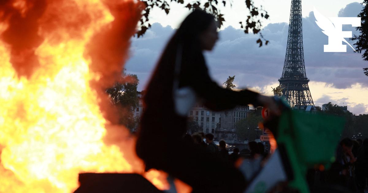 17 octobre: les images en direct des dégâts après la manifestation à Paris