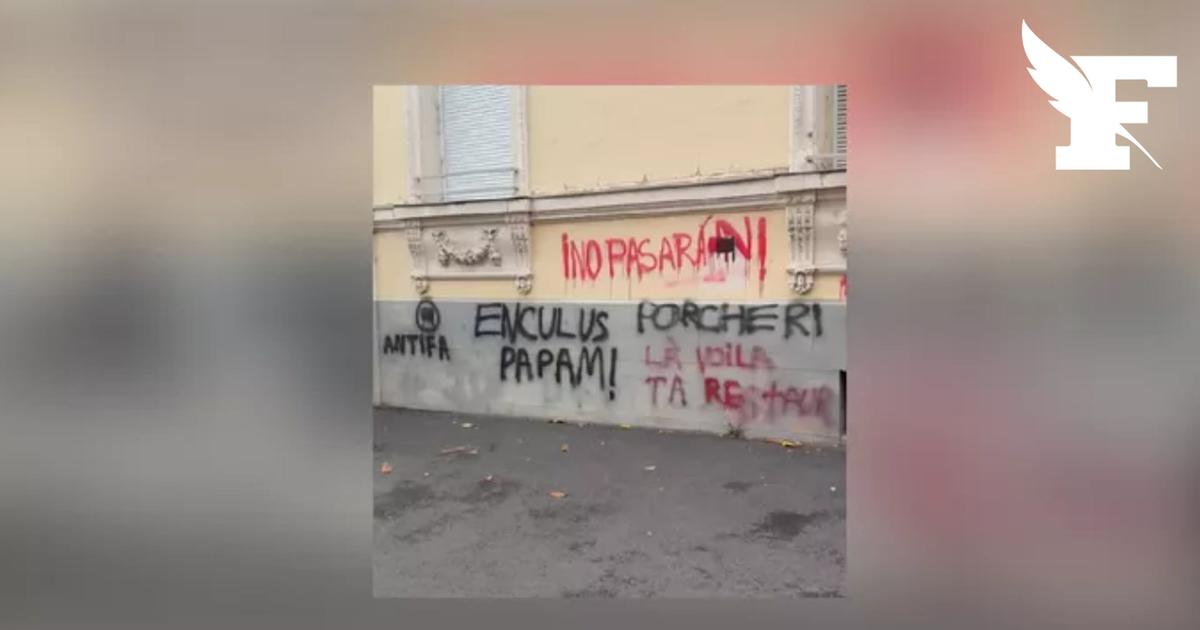 «No Pasaran», «Nid à racistes», «Antifa» : des tags haineux inscrits sur la façade d’une école catholique