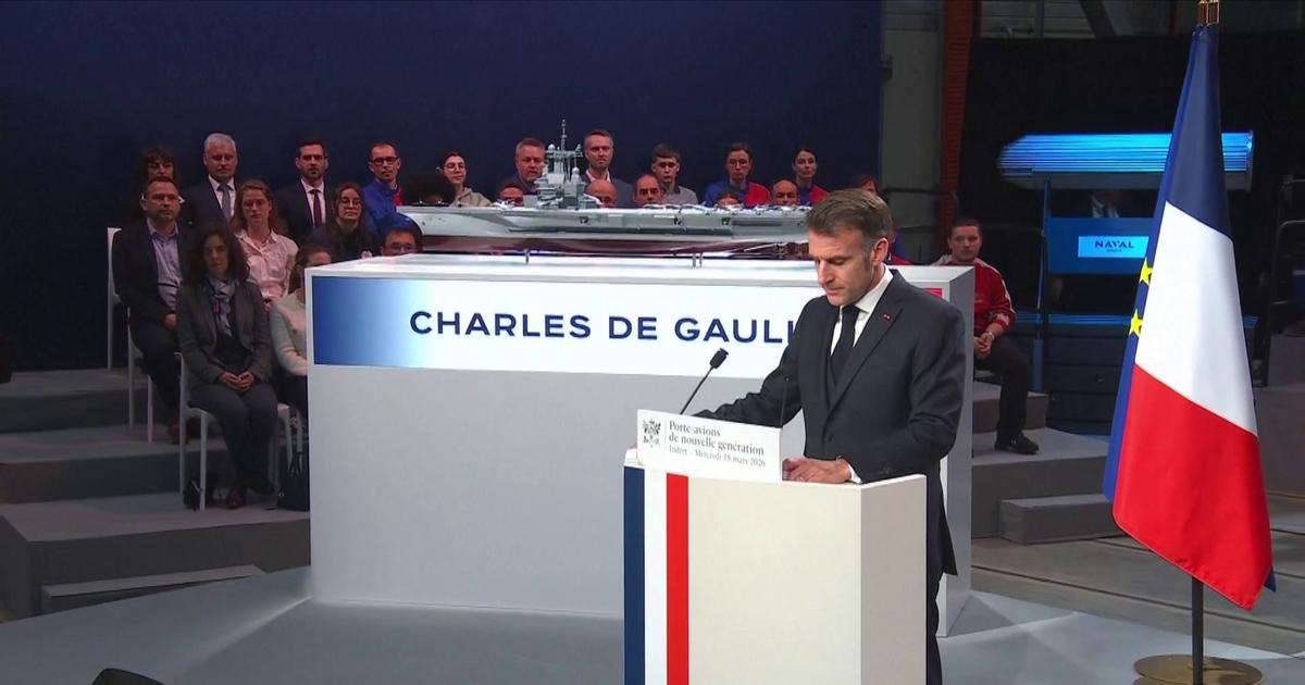 «Notre porte-avions c’est la France», déclare Emmanuel Macron