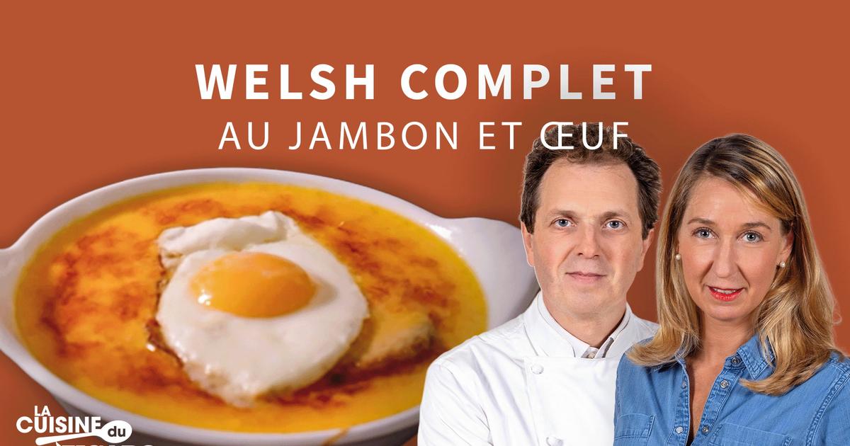 La recette du Welsh complet au jambon avec un œuf