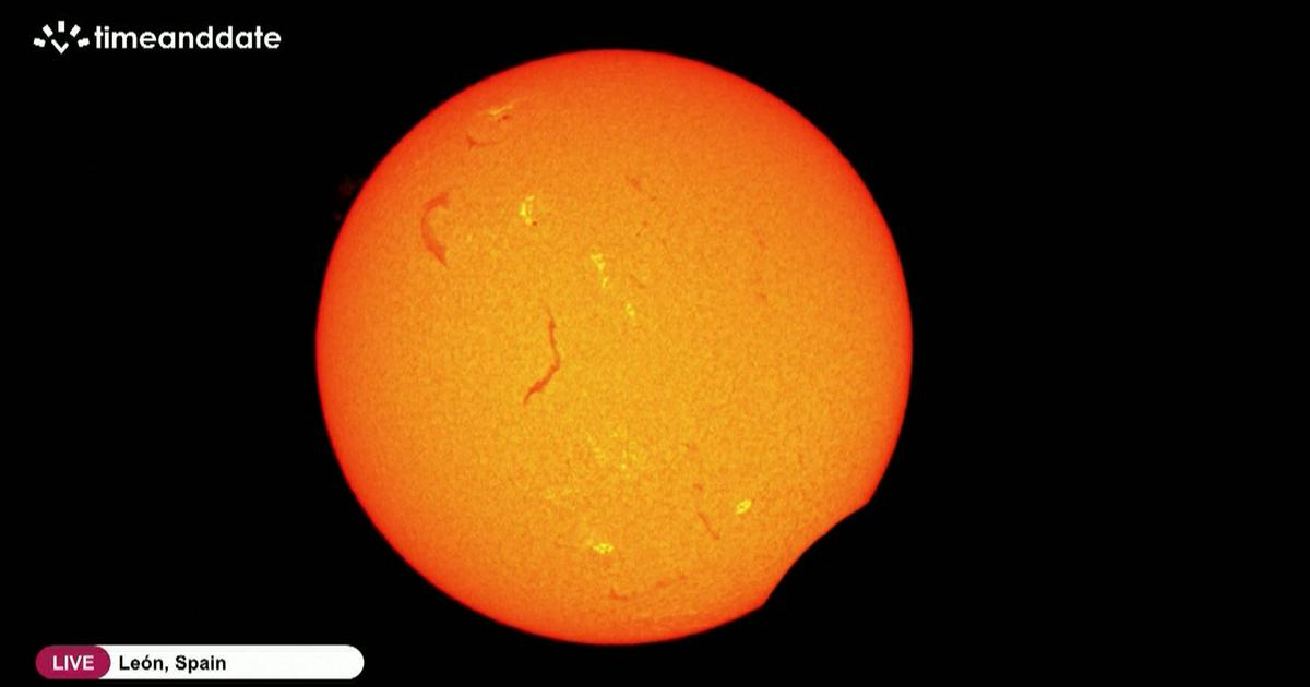 Éclipse solaire : le phénomène est désormais observable depuis l'Espagne