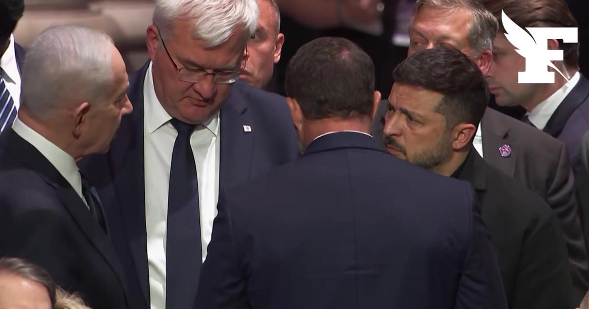 Les images de Donald Trump, Benyamin Netanyahou, et Volodymyr Zelensky aux obsèques du sénateur Lindsey Graham