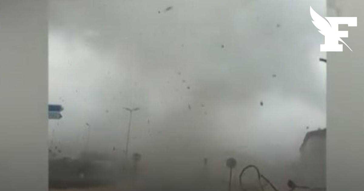 À Saint-Étienne, les images d’une tornade destructrice