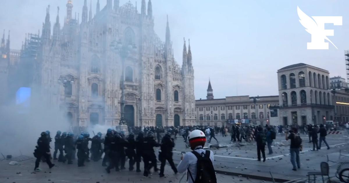 Italie: des affrontements éclatent entre des jeunes et la police en marge d'une manifestation à Milan