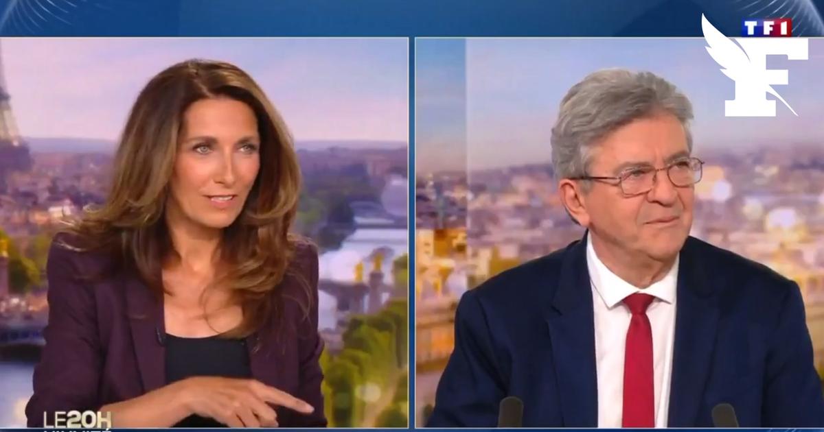 « Vous restez candidat pour la quatrième fois» : Anne-Claire Coudray lance une pique à Jean-Luc Mélenchon