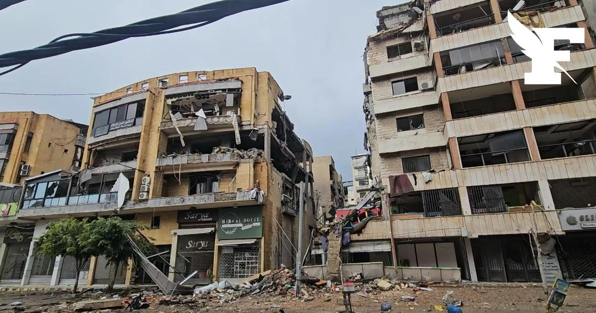 Plusieurs bâtiments détruits au sud de Beyrouth suite aux frappes nocturnes d'Israël menées contre le Hezbollah
