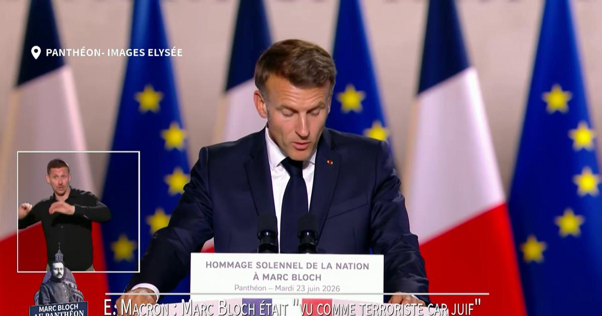 Pour Emmanuel Macron, Marc Bloch a «placé la méthode scientifique au coeur de sa discipline, la construction de la vérité»