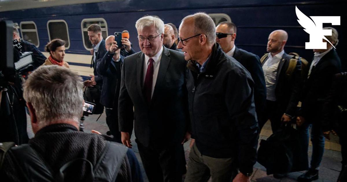 «L'Ukraine a besoin de tout notre soutien» : le chancelier allemand Friedrich Merz est à Kiev pour une visite non annoncée