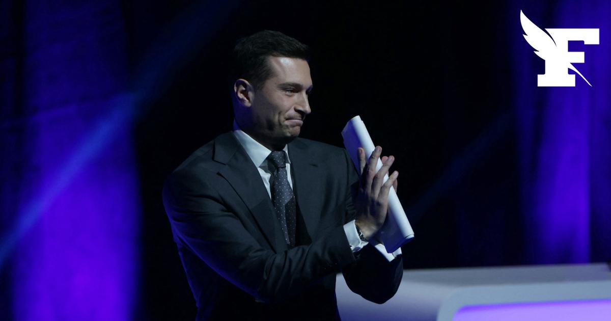 Jordan Bardella réélu président du Rassemblement National avec 98,98% des voix
