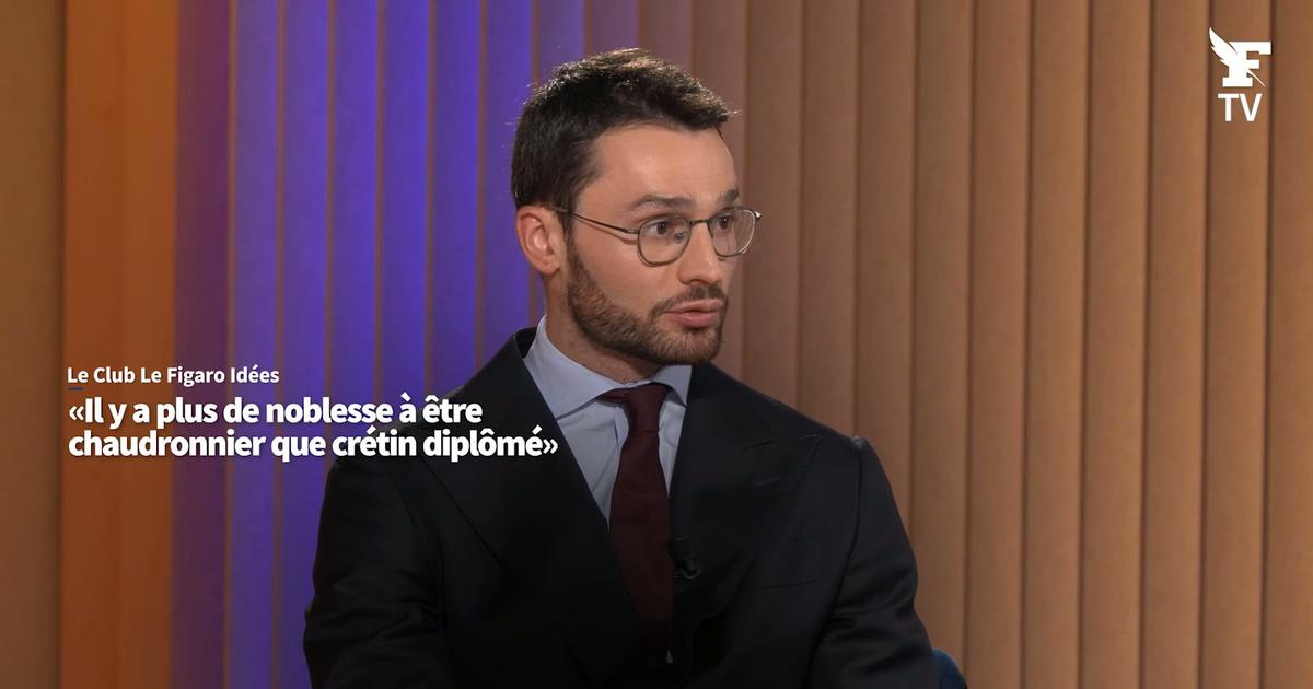 Joachim Le Floch-Imad : «Il y a plus de noblesse à être chaudronnier que crétin diplômé»