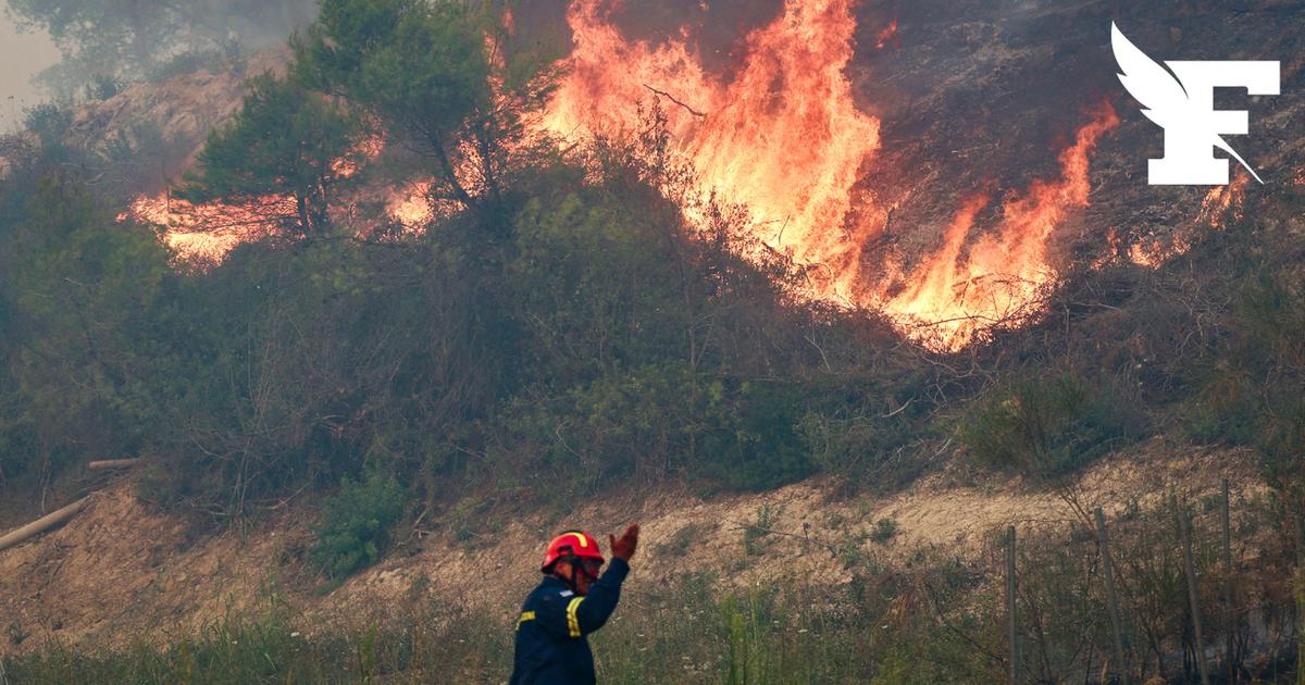 Grèce : des centaines de touristes évacués par la mer pour échapper aux flammes près de Thessalonique