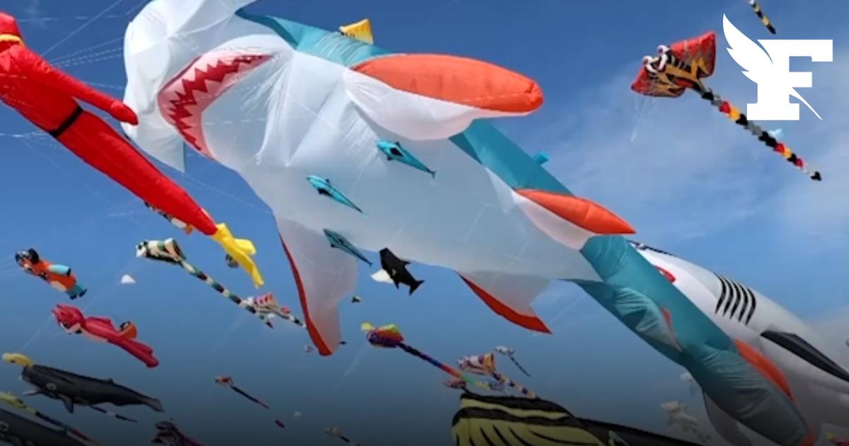 Les belles images la 39e édition du Festival international de cerfs-volants à Berck-sur-Mer