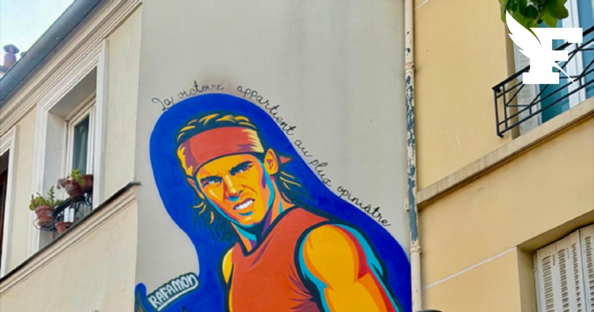 Une fresque de Rafael Nadal réalisée sans autorisation au cœur de Paris fait polémique